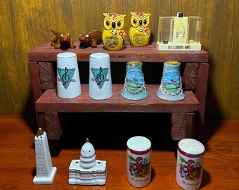 7 Piece Assorted SOUVENIR BUNDLE Salt and Pepper Shakers