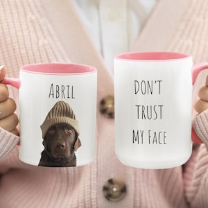 Personalized Dog Mug with Photo and Name | Custom Pet Mug | Funny Dog Lover Gift | Custom Picture Mug for Pet Parents