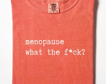 T-shirt menopauze humor, casual grappig T-shirt, shirt voor vrouwen over gezondheid en empowerment, cadeau voor haar, opvliegers en T-shirt perimenopauze