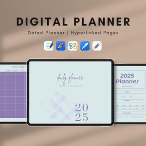 Digitaler Kalender für iPad Tablet | Gewohnheit,Mahlzeit,Zeitplan, Aktivitätsplaner