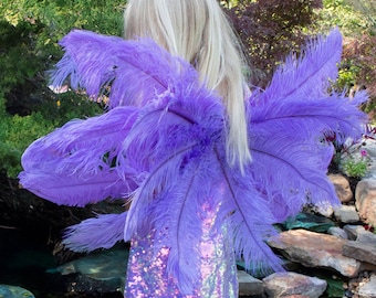 Costume Angel Wings, Cosplay Feather Wings, Halloween Party Angel Wing for Girls Adults Women Kids Party Children's Halloween Costume