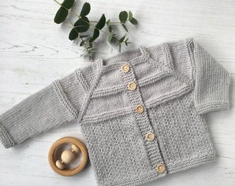 Knitting Pattern - Malvern Baby Cardigan PDF Pattern