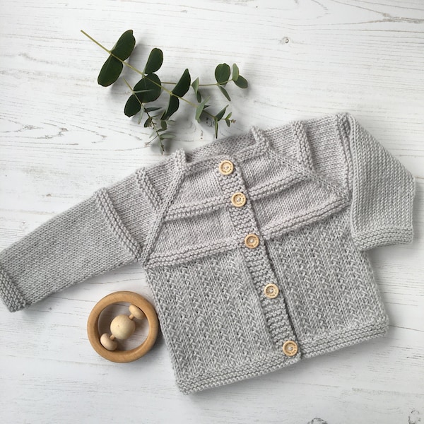 Knitting Pattern - Malvern Baby Cardigan PDF Pattern