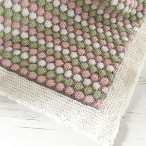 Baby Blanket Knitting Pattern BUBBLE BLANKET image 5