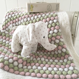 Baby Blanket Knitting Pattern BUBBLE BLANKET image 2