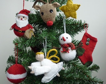 Christmas Decorations Knitting Pattern