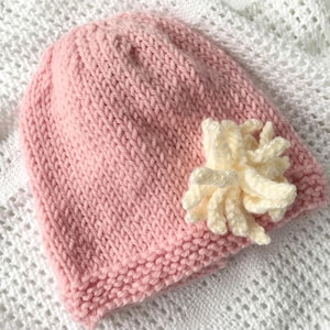 Hat Knitting Pattern, Baby and Child sizes AMELIA