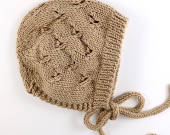 新品未開封　holiday CABLEKNIT BABY BONNET KNIT BONNET - Light ecru | ZARA United States