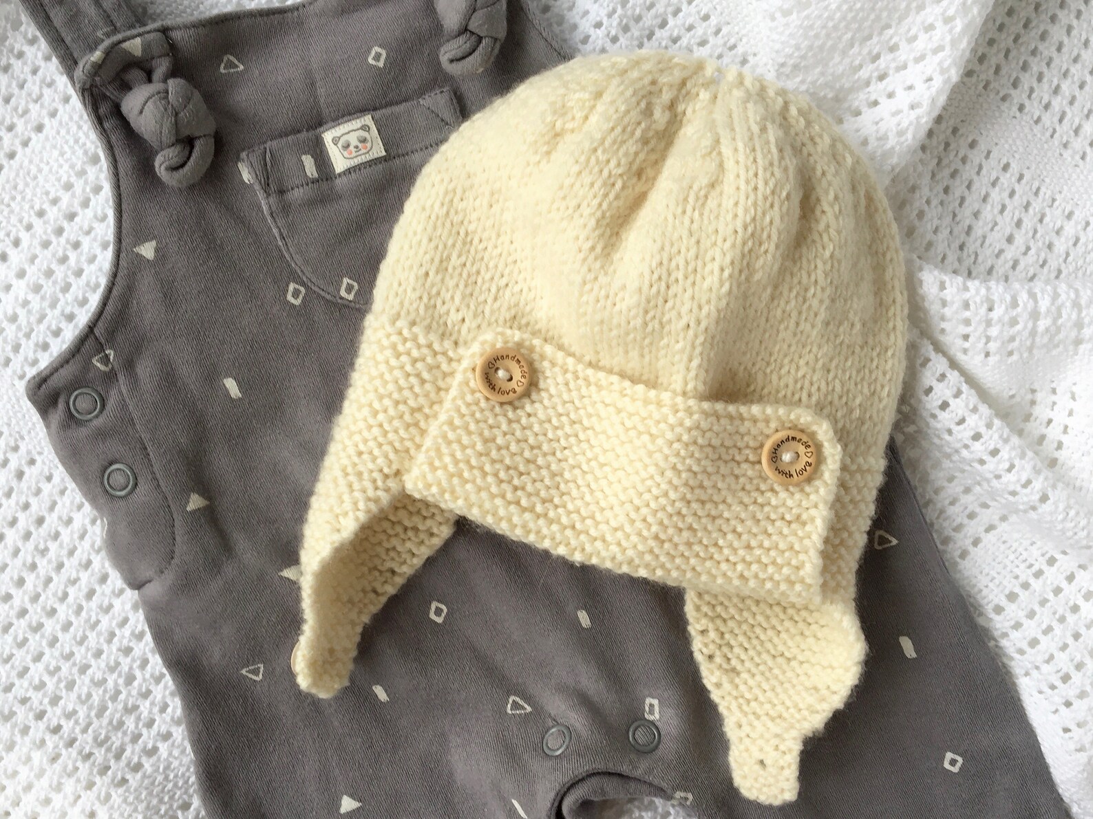 Baby Pilot Hat Knitting Pattern WRIGHT FLYER Etsy