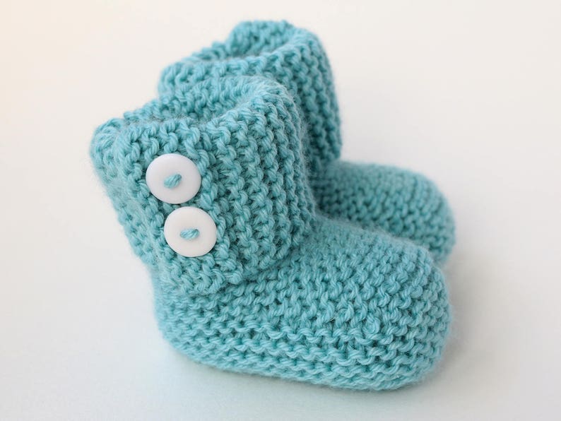 Baby Booties Knitting Pattern Easy Knit Pattern MARLOW Etsy UK