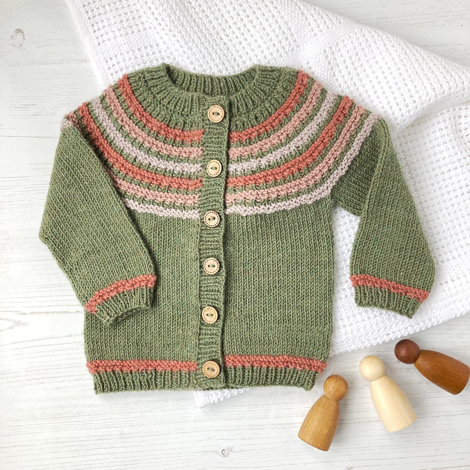 Woodland Walk Cardigan PDF Knitting Pattern Baby and - Etsy