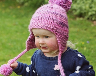 Hat Knitting Pattern, Baby, Child & Adult- KELSEY