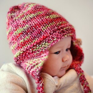 Earflap Hat Knitting Pattern FREYA image 2