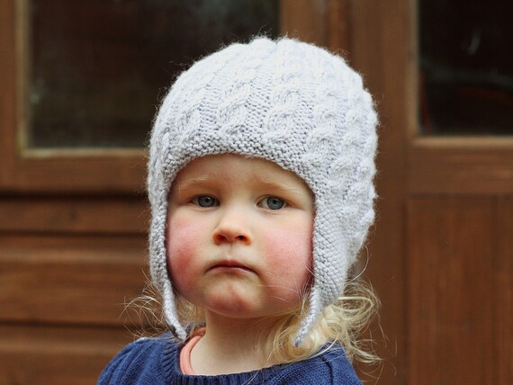 Bonnet bébé en tricot pour fille Bonnet en tricot pour fille Bonnet en  laine pour bébé Bonnet en dentelle avec cache-oreilles pour bébé Bonnet  pour tout-petit pour enfants Cadeau -  France