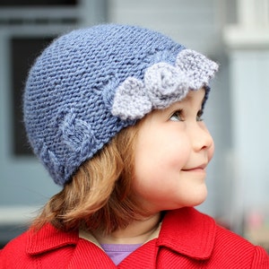 Hat Knitting Pattern Girl to Adult Sizes SOPHIA - Etsy