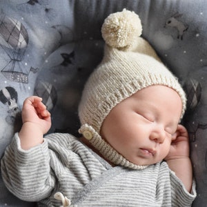 Baby Hat Knitting Pattern, Pixie Hat Pattern ELLERY - Etsy