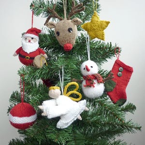 Christmas Ornaments Knitting Pattern
