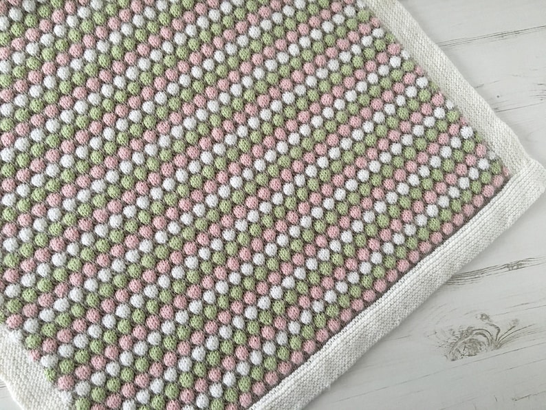 Baby Blanket Knitting Pattern BUBBLE BLANKET image 7