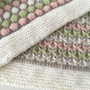 Baby Blanket Knitting Pattern BUBBLE BLANKET image 10