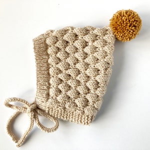 PDF Knitting Pattern Bubble Stitch Pixie Hat