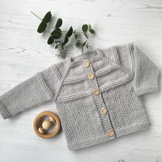 Knitting Pattern Malvern Baby Cardigan PDF Pattern | Etsy Canada