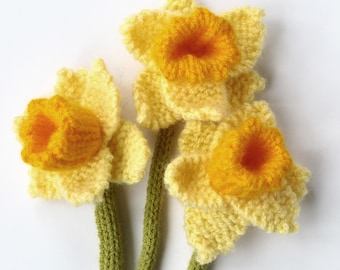 Daffodils Knitting Pattern