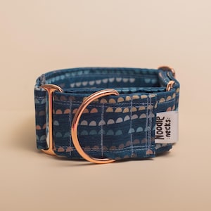 Martingale Dog Collar Abstract / Greyhound Collar/ Iggy Collar/ Lurcher Collar/ Whippet Collar/ Galgo Collar