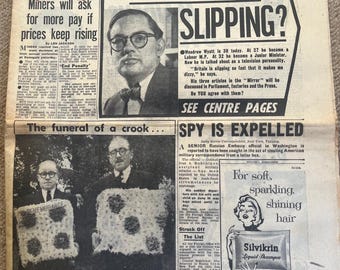 Vintage Daily Mirror - July 4th 1956 - Is Britain Slipping?
