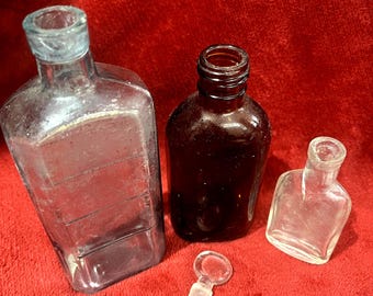 Little collection of vintage medicine/tincture bottles
