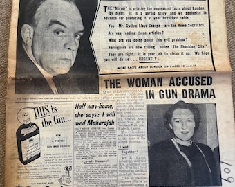 Vintage Daily Mirror - May 16th 1956 - Hey You