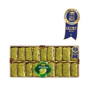 Turkish delight with pistachio and clotted cream | Antep dream in a gift box | 300 grams of delicious Turkish delight