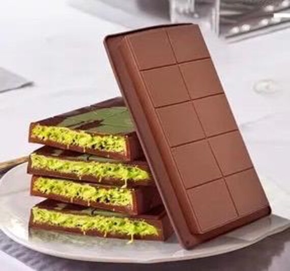 Chocolate De Dubai Molde De Silicona Para Chocolate Dubai - 11 Cavidades, Para Bombones Y Golosinas, Apto Horno Y Congelador Molde 11 Cavidades Profundo