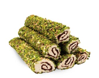 türkische Freude, türkische Freude mit Pistazien, natürliches Dessert, verpacktes Geschenk, natürlich, Lebensmittelgeschenk, natürliche Pistazie, leckeres Geschenk
