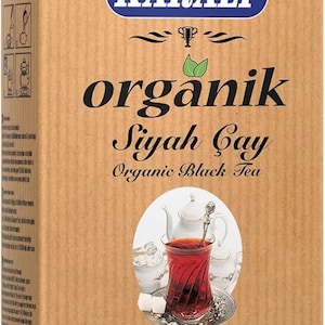 Biologische Turkse zwarte thee | Zwarte thee | Turkse zwarte thee | Anatolische zwarte thee | Ottomaanse thee | Cadeau uit Turkije | Bergamot 400 x 4 gram