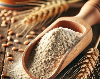 Organic and gluten-free whole wheat flour | Natural wheat flour | Pure wheat flour for bread and cooking