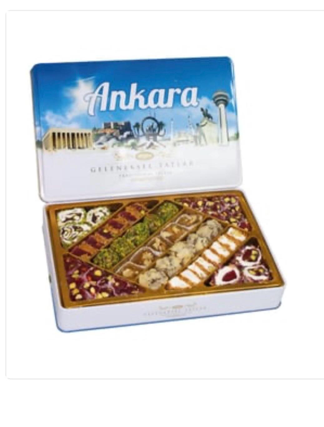 Turkish Cities Printed Traditional Flavors Box | Mixed Gift