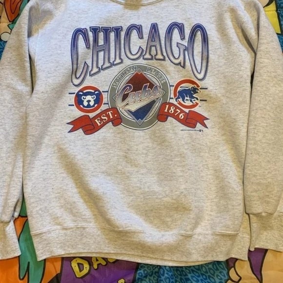 MLB Chicago Cubs Baseball Lace Up Pullover Hoodie Sweatshirt *Notes BRYANT  #17