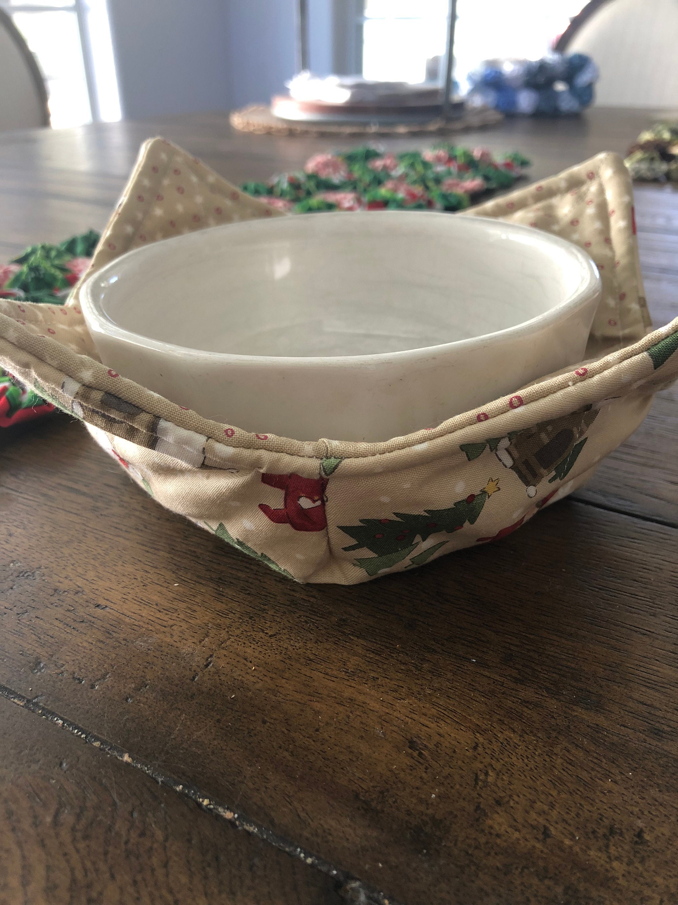 Soup Bowl Pot Holder Cozie Warmer Microwaveable Assorted Etsy UK