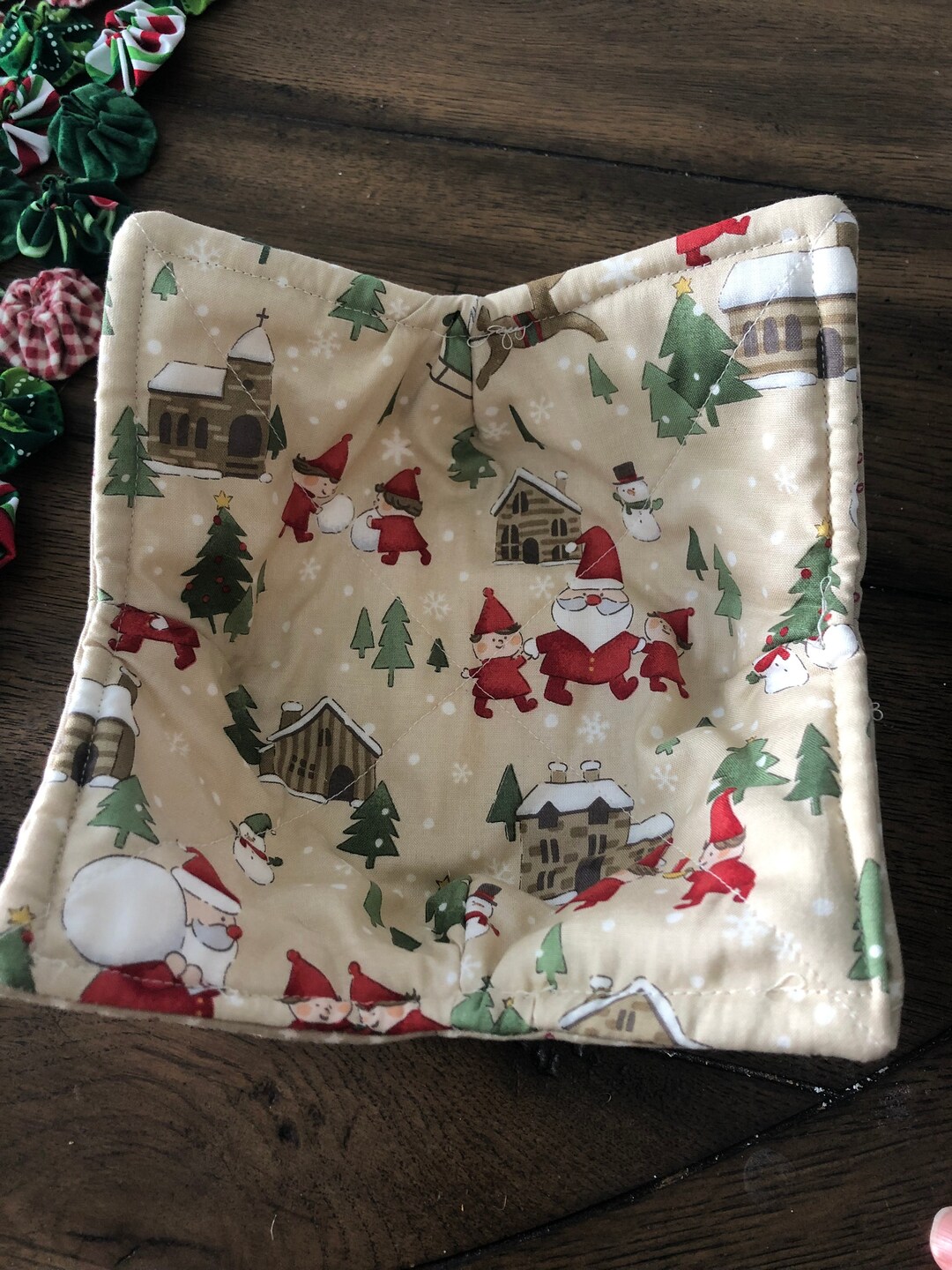 Soup Bowl Pot Holder Cozie Warmer Microwaveable Assorted Etsy