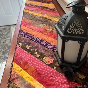 Tablerunner fall, autumn, quilt, 3 sizes, seasons, runner