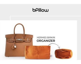 Organizador de ante para bolso Hermes Birkin 25 / Forro para bolso con diseño multibolsillos / Almacenamiento para bolsos