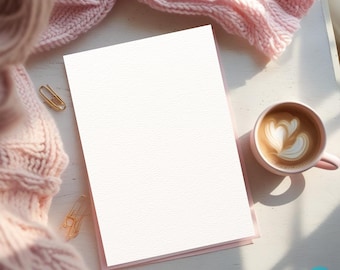 4 feminina planeringssidor med mockup-paket: Canva-planeringsmallar (digital nedladdning)