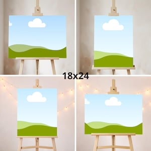 Party-Mockup-Bundle, minimalistische neutrale Babyparty, Geburtstag, 55 Canva-Vorlagen, monatlicher Gratis-Bonus Bild 4