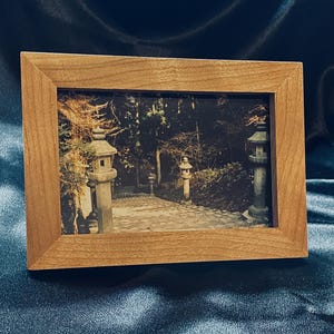 Cherry picture frame, 4x6