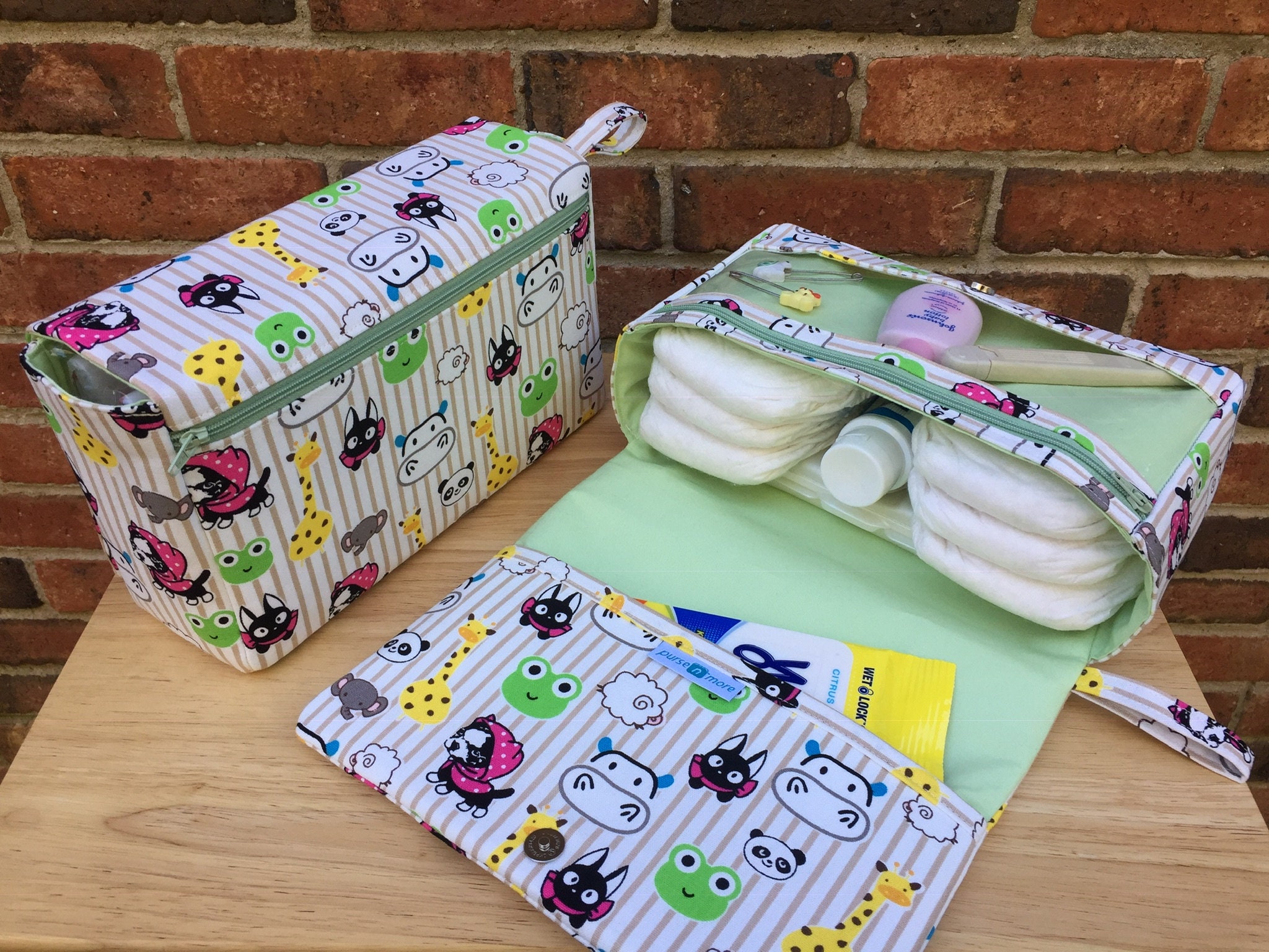 clear diaper bag pouches