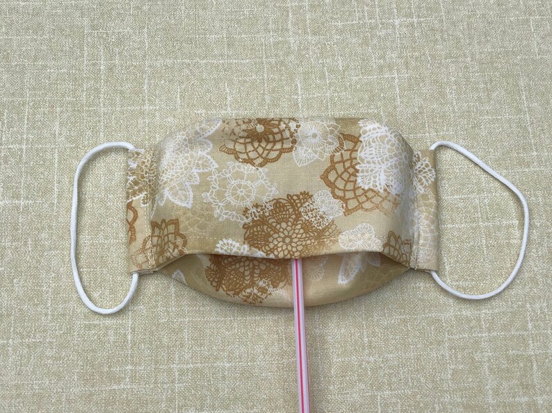 Boat Shaped Fitted Face Mask 3D Straw Mask Cotton and Etsy