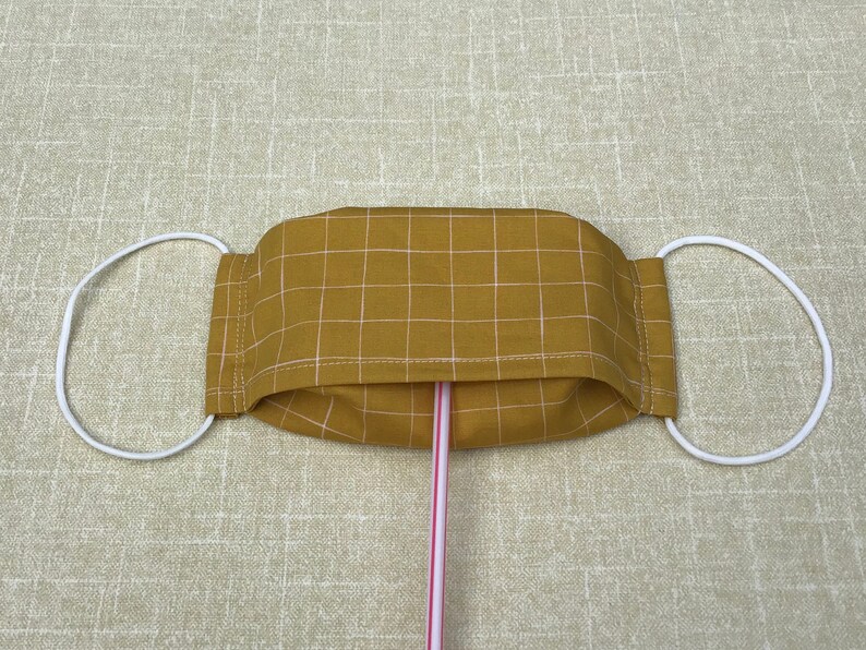 Boat Shaped Fitted Face Mask 3D Straw Mask Cotton and Etsy