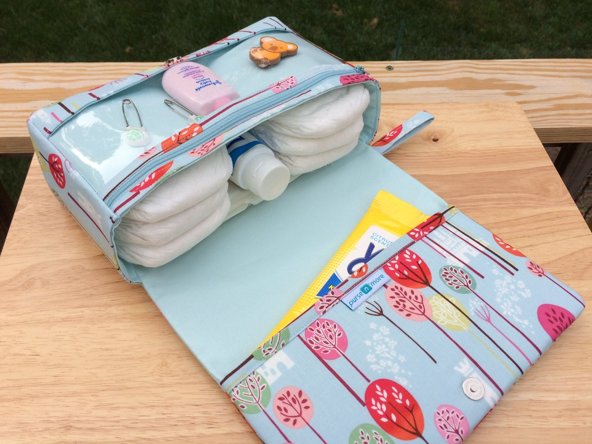 Once upon a time diaper bag organizer baby girl gift idea for