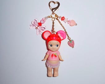 Erdbeerliebe | Handmade Sonny Engel Schlüsselanhänger Accessoire