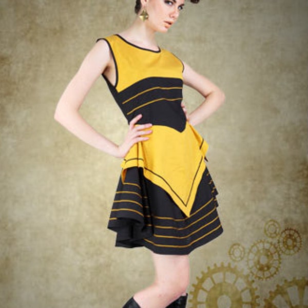 Costume de Pirate femme, Costume Steampunk, robe courte Pirate, Steam Punk robe, dentelle robe, grande taille, des années 90 vêtements Vintage